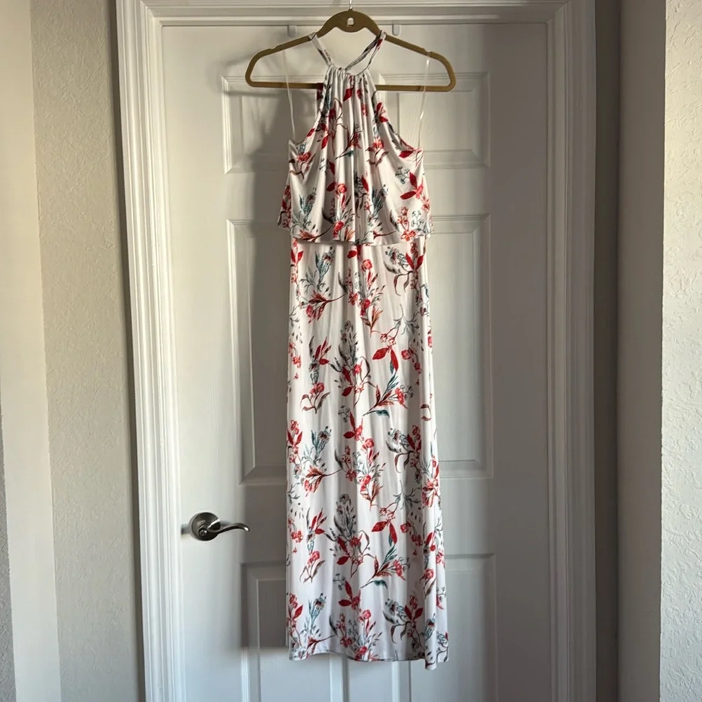 Veronica M Maxi Halter Dress size SMALL - Picture 4 of 11